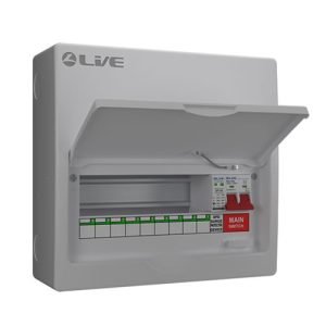 12 Module Metal Cons Unit 100A M/S + 20/40KA DP Surge Device