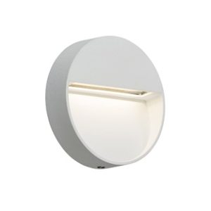 230V IP44 3W LED Round Wall/Guide Light - White