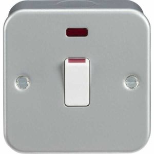 Knightsbridge M8341NF 20A 1G DP Switch With Neon and Flex Outlet