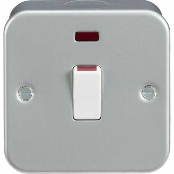 Knightsbridge M8341NF 20A 1G DP Switch With Neon and Flex Outlet