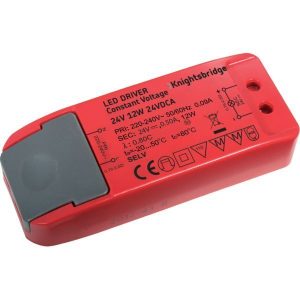 24VDCA IP20 24V 12W LED Driver - Constant Voltage