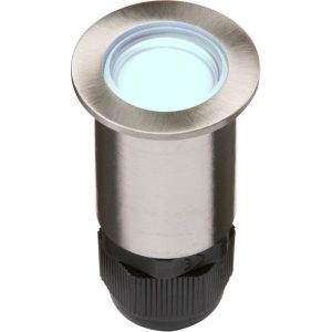 4IPB IP67 24V Small Stainless Steel Ground Fitting 4 x Blue LED