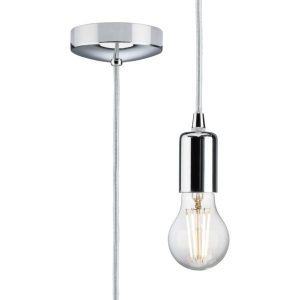 8270LPC 1.8m E27 Contemporary Pendant Set - Polished Chrome