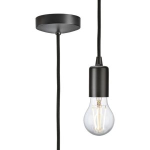 8270LSB 1.8m E27 Contemporary Pendant Set - Smoked Bronze