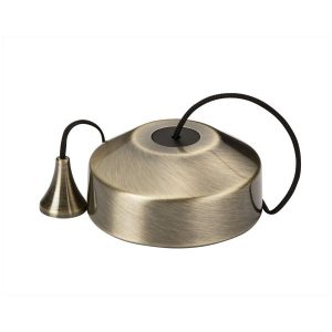 10AX 2-Way Pull Cord Switch - Antique Brass