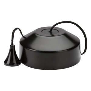 10AX 2-Way Pull Cord Switch - Matt Black