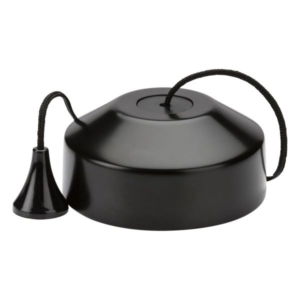 10AX 2-Way Pull Cord Switch - Matt Black