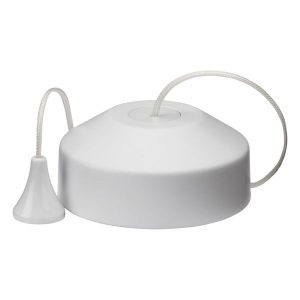 8300MW 10AX 2-Way Pull Cord Switch - Matt White
