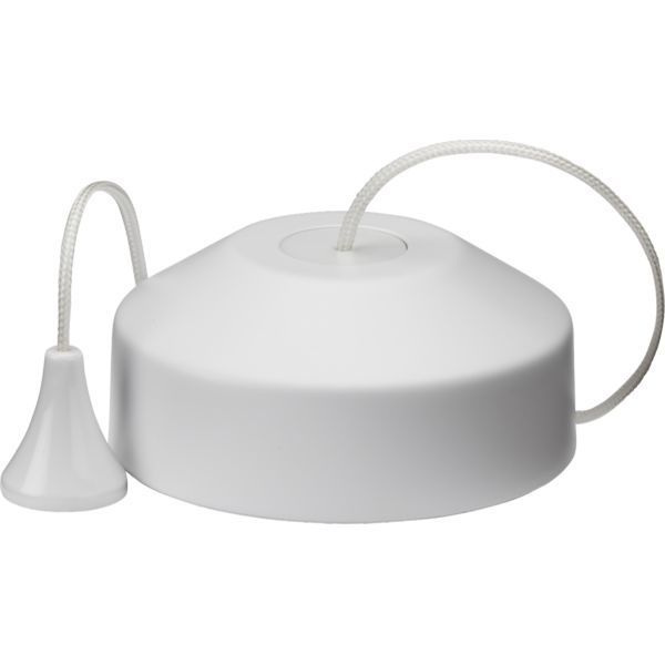 8301MW 1-Way 10-150W (5-100W LED) Trailing Edge Pull Cord Dimmer Switch - Matt White
