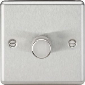 CL2191BC 1G 2-way 10-200W (5-150W LED) Intelligent dimmer - Brushed Chrome