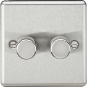 CL2192BC 2G 2-Way 10-200W (5-150W LED) Intelligent Dimmer - Brushed Chrome