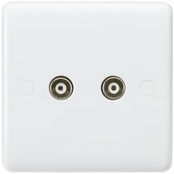 CU0110 Twin TV Outlet (Non-Isolated)