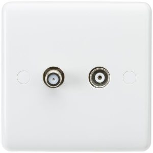 CU0140 TV and SAT TV Outlet (Non-Isolated)