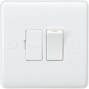 CU6300F 13A Switched Fused Spur Unit with Flex Outlet from Base