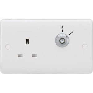CU9LOCKN DP Lockable Socket with Neon