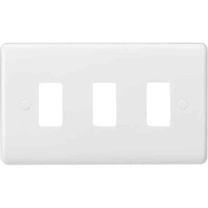 CUG3 3G Curved Edge Grid Faceplate