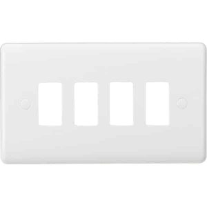 CUG4 4G Curved Edge Grid Faceplate
