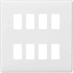 CUG8 8G Curved Edge Grid Faceplate