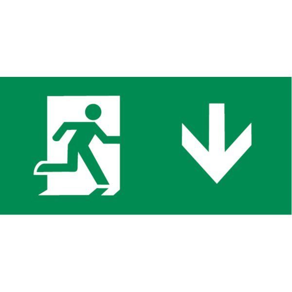 EMEXITL3 Running Man Legend (kit of 2) Arrow Down for EMEXIT / EMLREC / EMLSUS / EMXST