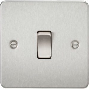 10AX 1G Intermediate Switch - Brushed Chrome