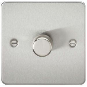 FP2191BC 1G 2-way 10-200W (5-150W LED) Intelligent dimmer - Brushed Chrome
