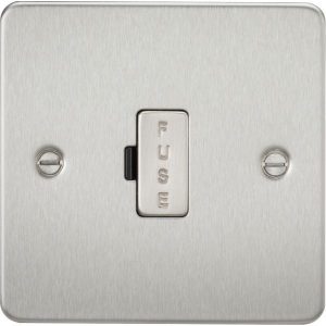 FP6000BC 13A Fused Spur Unit - Brushed Chrome