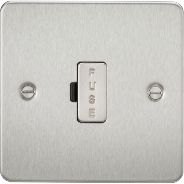 FP6000BC 13A Fused Spur Unit - Brushed Chrome