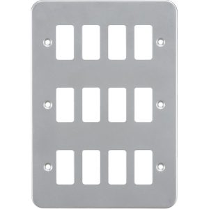 GDFP0012M Metalclad 12G Grid Faceplate