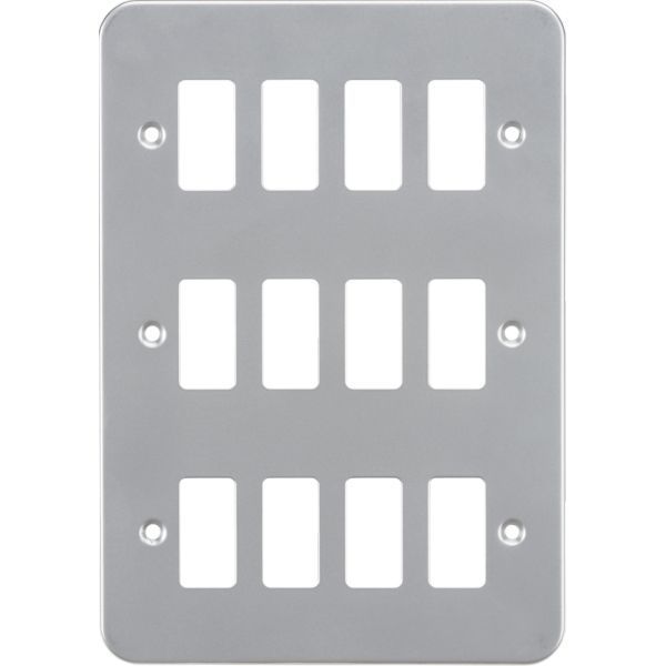 GDFP0012M Metalclad 12G Grid Faceplate