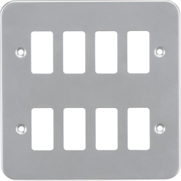 GDFP008M Metalclad 8G Grid Faceplate