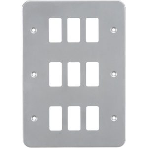 GDFP009M Metalclad 9G Grid Faceplate