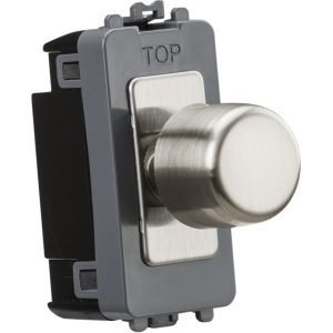 Knightsbridge GDM1501BC 2-Way 10-150W (5-150W LED) Intelligent Dimmer - Brushed Chrome