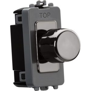Knightsbridge GDM1501BN 2-Way 10-150W (5-150W LED) Intelligent Dimmer - Black Nickel