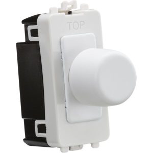 Knightsbridge GDM1501MW 2-Way 10-150W (5-150W LED) Intelligent Dimmer - Matt White