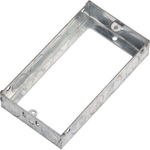 GSE225 2G 25mm Galvanised Steel Extension Box
