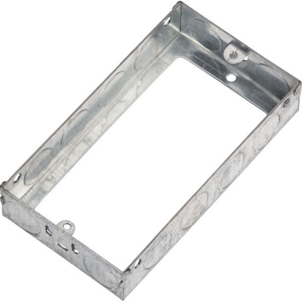 GSE225 2G 25mm Galvanised Steel Extension Box