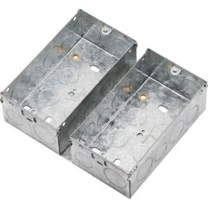 GSK194MM 47mm Galvanised Steel Box for Small Combination Multimedia Plate