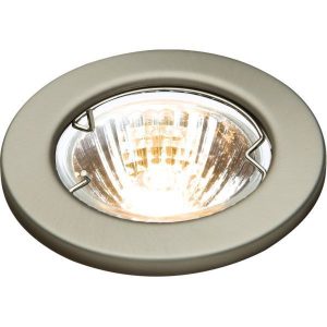 L02CBR1 IP20 12V 50W Max. L/V Brushed Chrome Downlight With Bridge