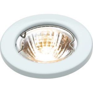L02W1 IP20 12V 50W Max. L/V White Downlight With Bridge
