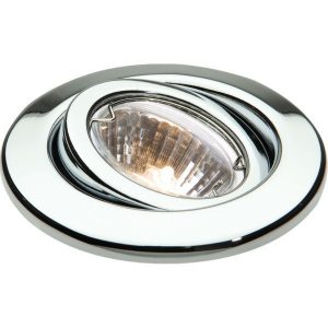LG06C IP20 12V 50W Max. L/V Chrome Gimbal Downlight