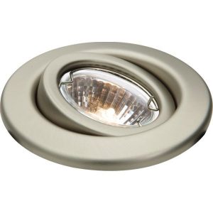 LG06CBR IP20 12V 50W Max. L/V Brushed Chrome Gimbal Downlight