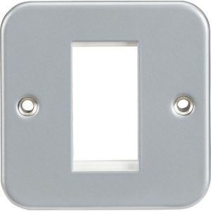 M1G Metal Clad 1G Modular Faceplate