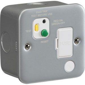 M6RCD 13A RCD Fused Spur Unit (Type A) - 30mA