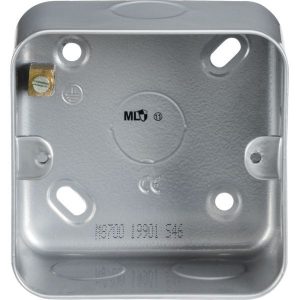 M8700 Metal Clad 1G Back Box