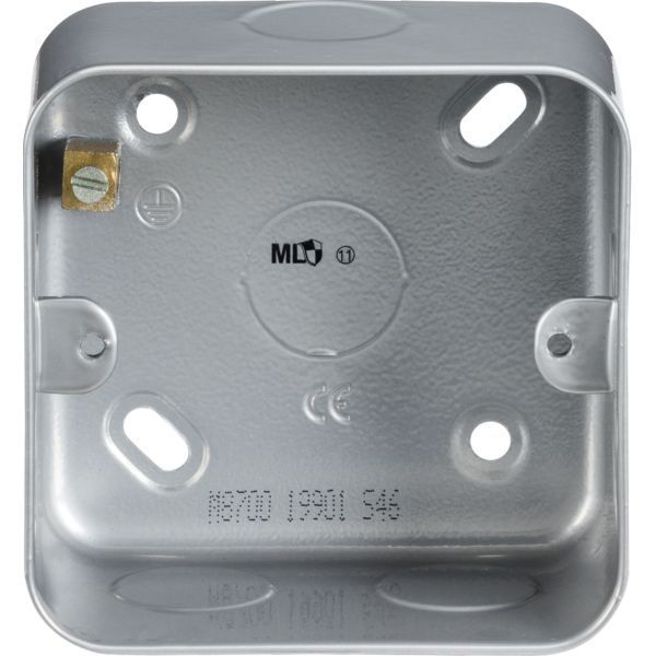 M8700 Metal Clad 1G Back Box