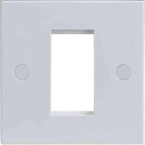 NET1GWH 1G Modular Faceplate - White