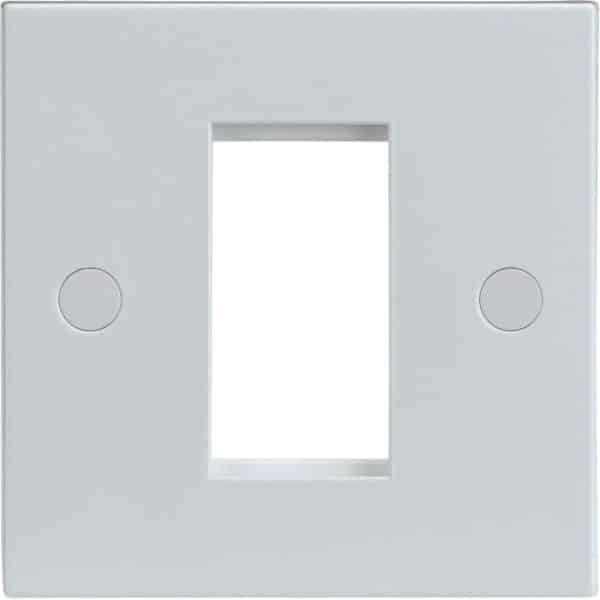 NET1GWH 1G Modular Faceplate - White