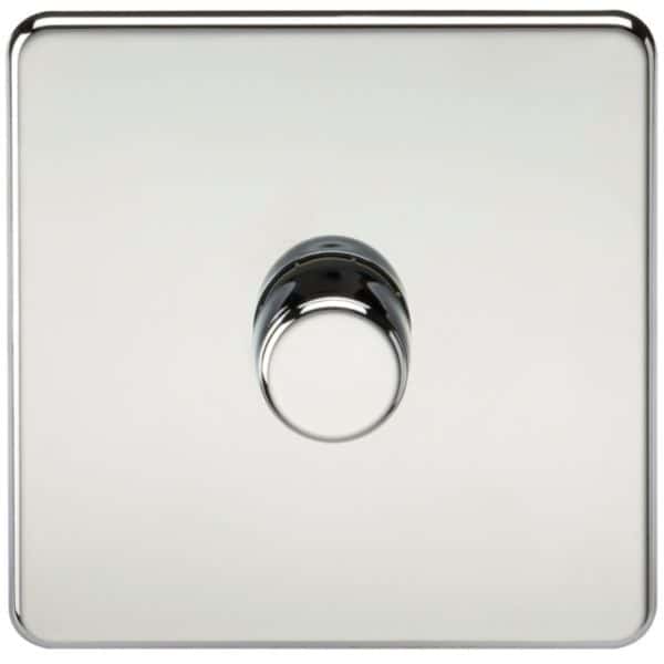 SF2191PC 1G 2-Way 10-200W (5-150W LED) Intelligent Dimmer - Polished Chrome