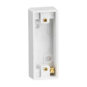 SN127P Single 16mm Architrave Pattress Box