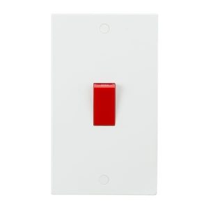45A DP Switch (2G Size) - Red Rocker
